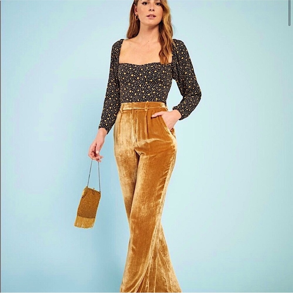 Reformation Carolina Floral Top